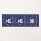 Poolse textielgarnalen yogamat (Voorkant (horizontaal))