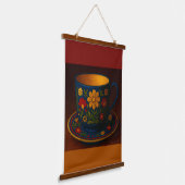 Poolse theekop hangend wandkleed (Gebogen)