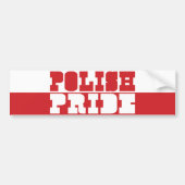 Poolse trots bumpersticker (Voorkant)