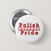 Poolse trots ronde button 5,7 cm (Voorkant /achterkant)
