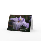 Poolse verjaardag Sto Lat Iris Flower Kaart