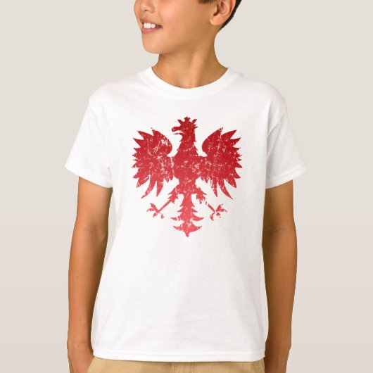 Poolse Vintage Eagle T-shirt (Voorkant)