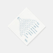 Poolse vis spreekwoord servet (Hoek)