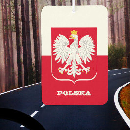 Poolse vlag Air Freshener, Polen Luchtverfrisser