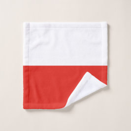 Poolse vlag bad handdoek