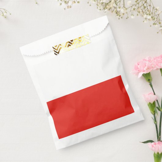 Poolse vlag bedankzakje (Gezegeld)
