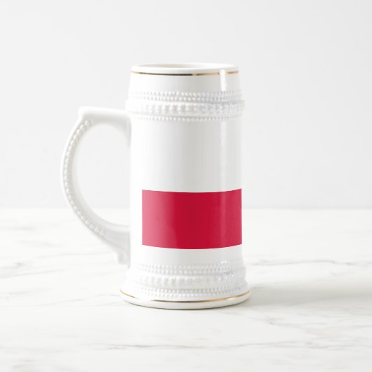 Poolse vlag bierpul (Links)