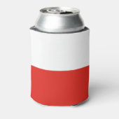 Poolse vlag blikjeskoeler (Blikje Achterkant)