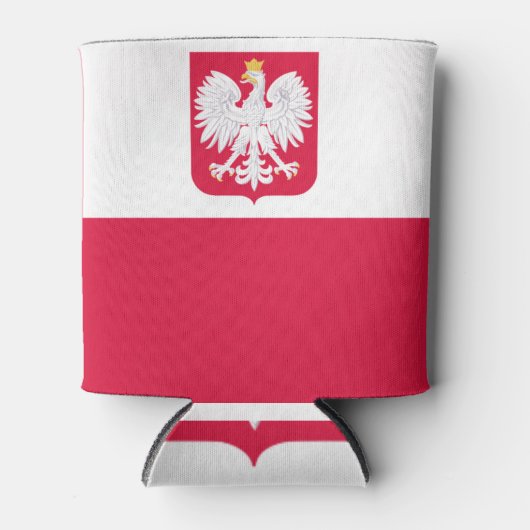 Poolse vlag blikjeskoeler (Voorkant)