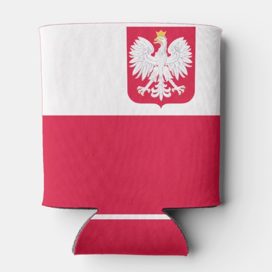 Poolse vlag blikjeskoeler (Achterkant)