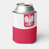 Poolse vlag blikjeskoeler (Blikje Achterkant)