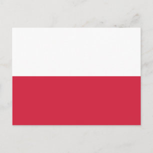 Poolse Vlag Briefkaart