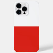 Poolse vlag Case-Mate iPhone case (Achterkant)