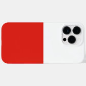 Poolse vlag Case-Mate iPhone case (Achterkant (horizontaal))