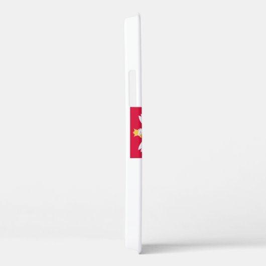 Poolse vlag Case-Mate iPhone case (Achterkant / Rechts)