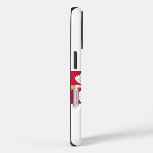 Poolse vlag Case-Mate iPhone case (Achterkant / Rechts)