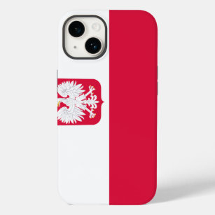 Poolse vlag Case-Mate iPhone 14 hoesje