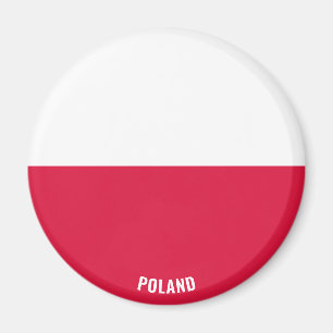Poolse vlag charmerende patriottische vlag magneet