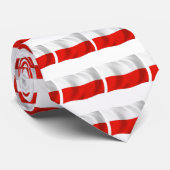 Poolse Vlag Das (Opgerold)