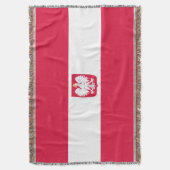 Poolse vlag deken (Voorkant Verticaal)