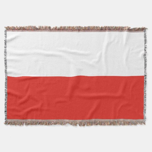 Poolse vlag deken (Voorkant)