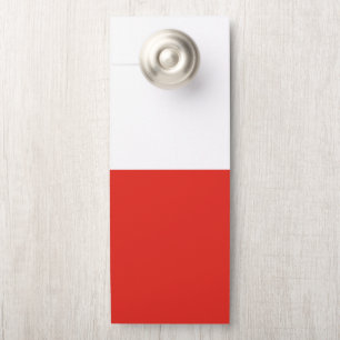 Poolse vlag deurhanger