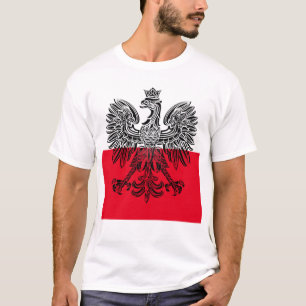Poolse vlag & Eagle T-Shirt