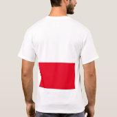 Poolse vlag & Eagle T-Shirt (Achterkant)