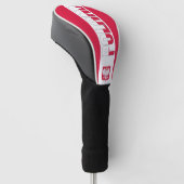 Poolse vlag: een prachtig patriottisch golfheadcover (Schuin)