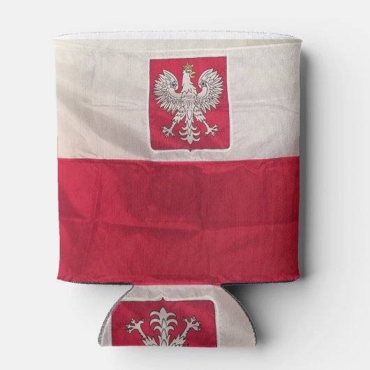 POOLSE VLAG EN ADELAAR KOELBOX BLIKJESKOELER (Achterkant)