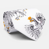 Poolse vlag en Eagle Polen reizen, vakantie/sport Stropdas (Opgerold)