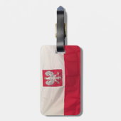 POOLSE VLAG EN ELGF-BAGAGELABEL BAGAGELABEL (Achterkant verticaal)