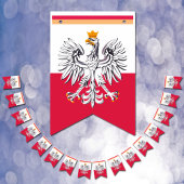 Poolse vlag en partij Polen Eagle Banners/bruiloft Vlaggetjes