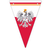 Poolse vlag en partij Polen Eagle Banners/bruiloft Vlaggetjes (Derde vlag)