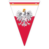 Poolse vlag en partij Polen Eagle Banners/bruiloft Vlaggetjes (Eerste vlag)