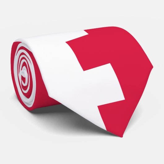 Poolse vlag- en Poolse handel, reizen/sport Stropdas (Opgerold)