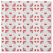 Poolse vlag en Poolse mode Stof (Swatch)