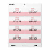 Poolse vlag etiket (Full Sheet)