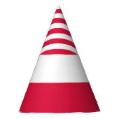 Poolse vlag feesthoedjes (Voorkant)