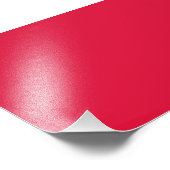 Poolse vlag foto afdruk (Hoek)