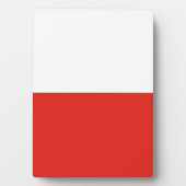 Poolse vlag fotoplaat (voorkant)