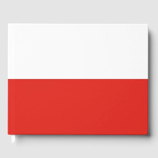 Poolse vlag gastenboek (Voorkant)