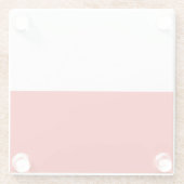 Poolse vlag glazen onderzetter (Achterkant)