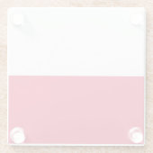 Poolse vlag glazen onderzetter (Achterkant)