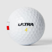 Poolse vlag Golf Balls Golfballen (Logo)