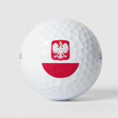 Poolse vlag golfballen (Voorkant)