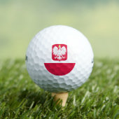 Poolse vlag golfballen (Insitu Shirt)