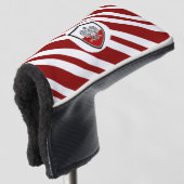 Poolse vlag golfheadcover (3/4 voorkant)