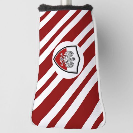 Poolse vlag golfheadcover (Draai 90)