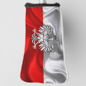 Poolse vlag golfheadcover (Draai 90)